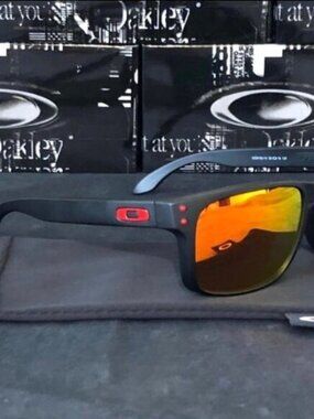 OO9102 Oakley Holbrook Ruby Iridium Prizm Polarized Sunglasses